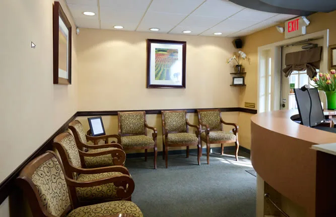 Reception area at Rolinda Harsany DDS in Napa